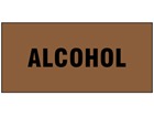 Alcohol pipeline identification tape.