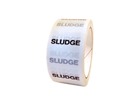 Sludge pipeline identification tape.