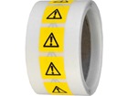 Warning symbol labels.