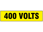 400 Volts label