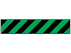 Black and green striped flagging tape