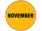 November inventory date label