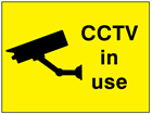 CCTV in use transport sign