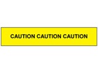 Caution tape.