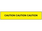 Caution tape.