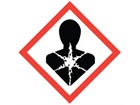 GHS health hazard label