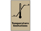 Temperature limitations stencil