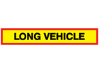 Long vehicle transport sign