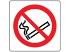 No smoking symbol label.