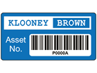 Scanmark barcode label (logo / full design), 19mm x 38mm