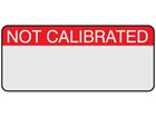 Not calibrated aluminium foil labels.