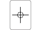 Centre of gravity packaging symbol label