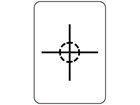 Centre of gravity packaging symbol label