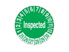 Inspected month and year label