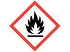 GHS flammable hazard label