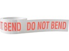 Do not bend tape