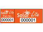 Assetmark dual serial number label (full design), 20mm x 60mm