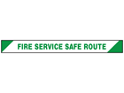 Fire service, safe route barrier tape
