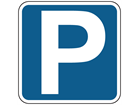 Parking sign