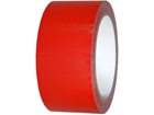 Plain red pipeline identification tape.