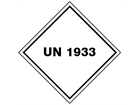 UN 1933 (Flammable liquid, Xylene) Label.