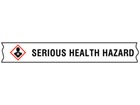 Serious health hazard GHS tape.