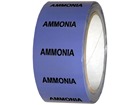 Ammonia pipeline identification tape.