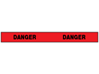 Danger barrier tape