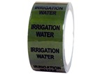 Irrigation water pipeline identification tape.