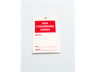 Non conforming goods tag