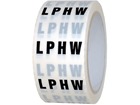 LPHW pipeline identification tape.