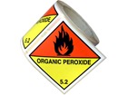 Organic peroxide, class 5.2, hazard diamond label