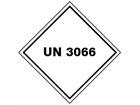 UN 3066 (Paint) label.