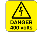 Danger 400 volts
