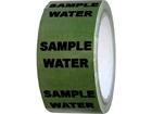 Sample water pipeline identification tape.