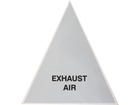 Exhaust Air (with text) Label.