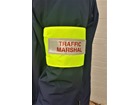 Traffic marshal safety armband