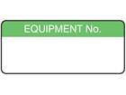 Equipment number equipment label