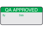 QA approved aluminium foil labels.