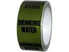 Drinking water pipeline identification tape.