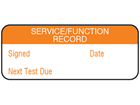 Service function record maintenance label.