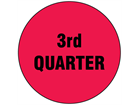 Third quarter inventory date label