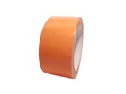 Plain orange pipeline identification tape.