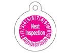 Next inspection month and year tag