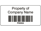 Scanmark barcode label (black text), 19mm x 38mm