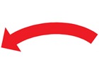 Anti-clockwise red arrow label