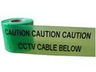 Caution cctv cable below tape.