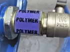 Polymer pipeline identification tape.