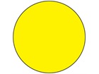 Yellow electrical phase label