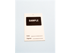 Sample tag